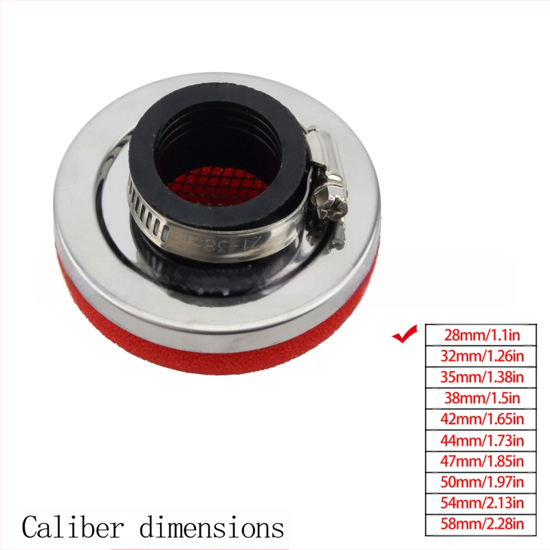 Filtru de aer pentru motocicletă ZUQING AF117, din burete, pentru off-road pocket bikes de 47cc/49cc