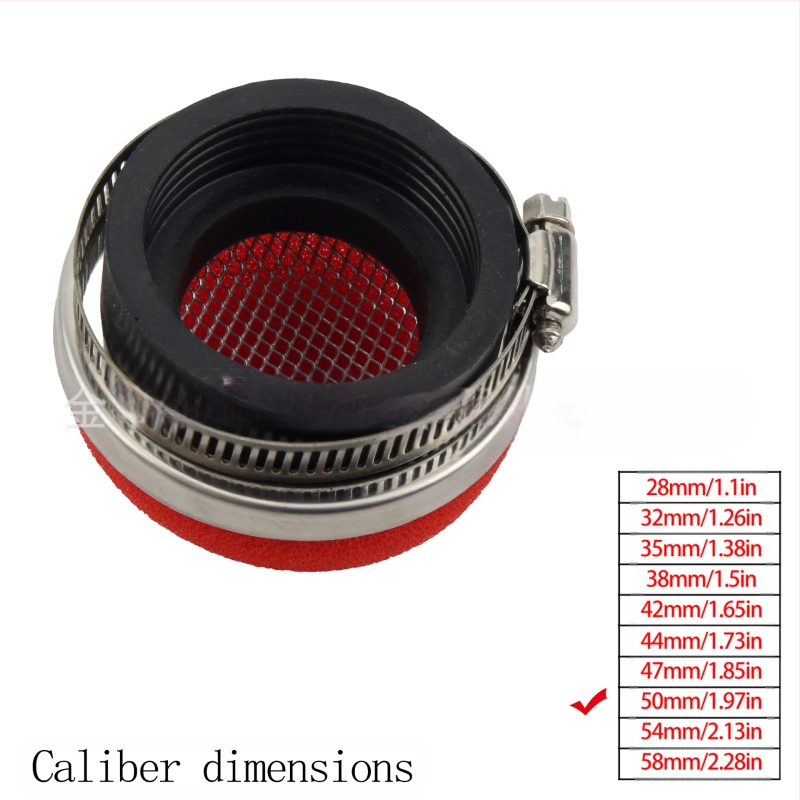 Filtru de aer pentru motocicletă ZUQING AF117, din burete, pentru off-road pocket bikes de 47cc/49cc