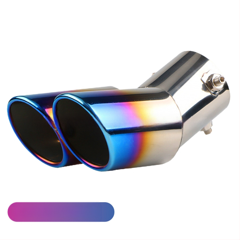 Automobiļu izplūdes caurule ar silenceru, universāla, nerūsējošais tērauds, aizmugurējā daļa, stiprināšana ar skrūvēm, piemērots vispārējiem modeļiem