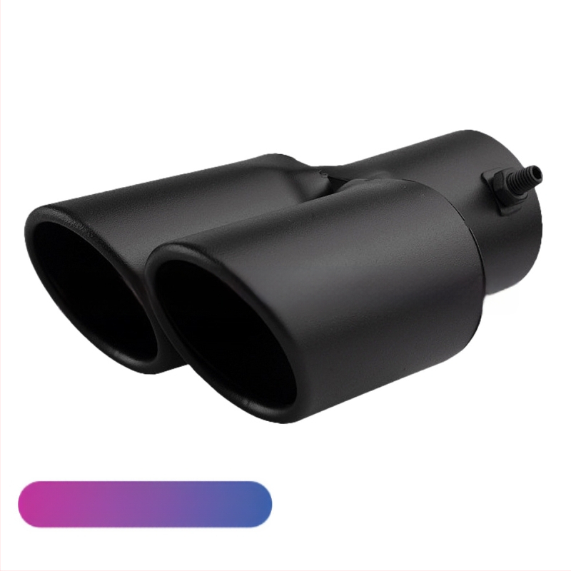 Automobiļu izplūdes caurule ar silenceru, universāla, nerūsējošais tērauds, aizmugurējā daļa, stiprināšana ar skrūvēm, piemērots vispārējiem modeļiem