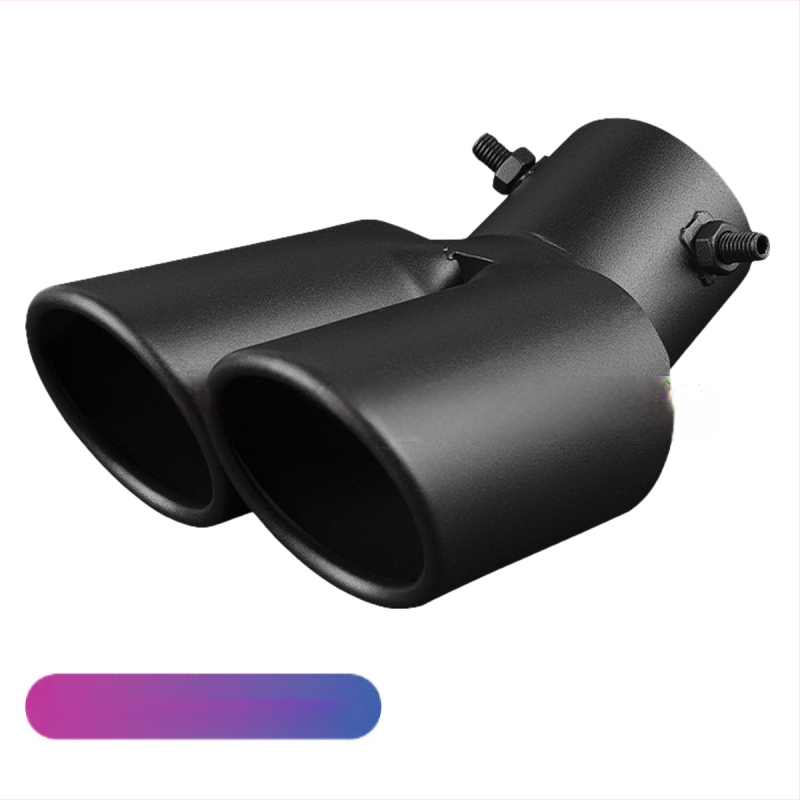 Automobiļu izplūdes caurule ar silenceru, universāla, nerūsējošais tērauds, aizmugurējā daļa, stiprināšana ar skrūvēm, piemērots vispārējiem modeļiem