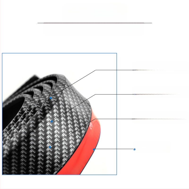 Autó első lökhárító gumilap anti-koccanás – általános illeszkedés, anyag: gumi, modell: első lökhárító