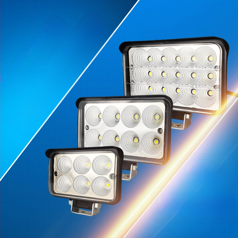 LED reflektor nehézgéphez Y32, 12V, 60W, 3000 lm, 6000K