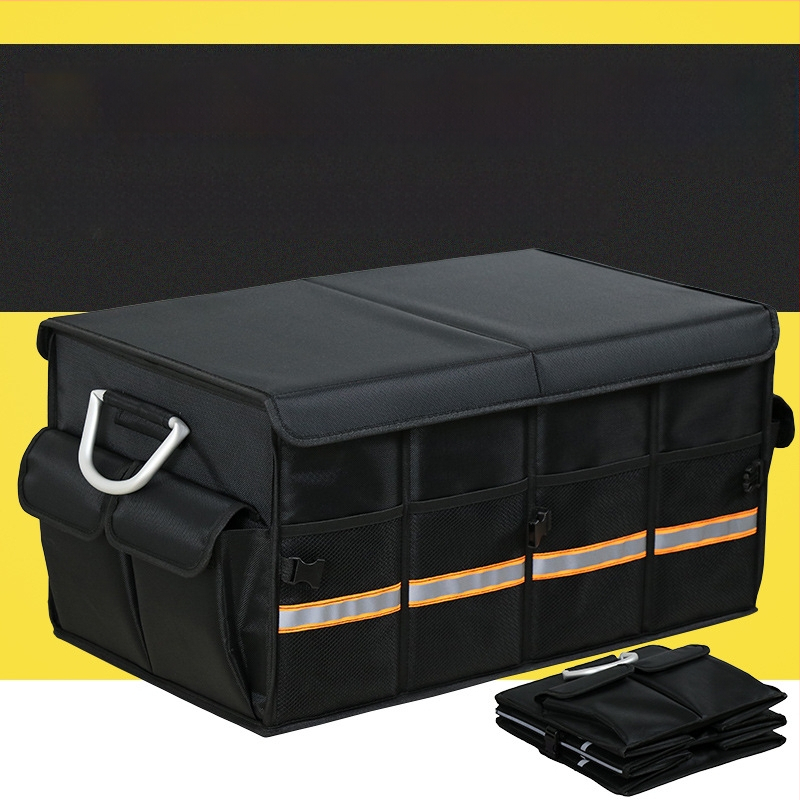 Kutija za prtljažnik automobila, sklopiva, od Oxford tkanine, kapacitet 36L/66L, plug-in montaža