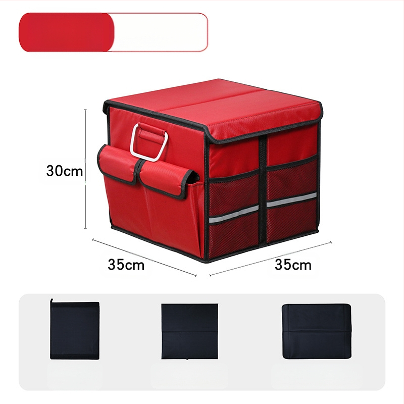 Kutija za prtljažnik automobila, sklopiva, od Oxford tkanine, kapacitet 36L/66L, plug-in montaža