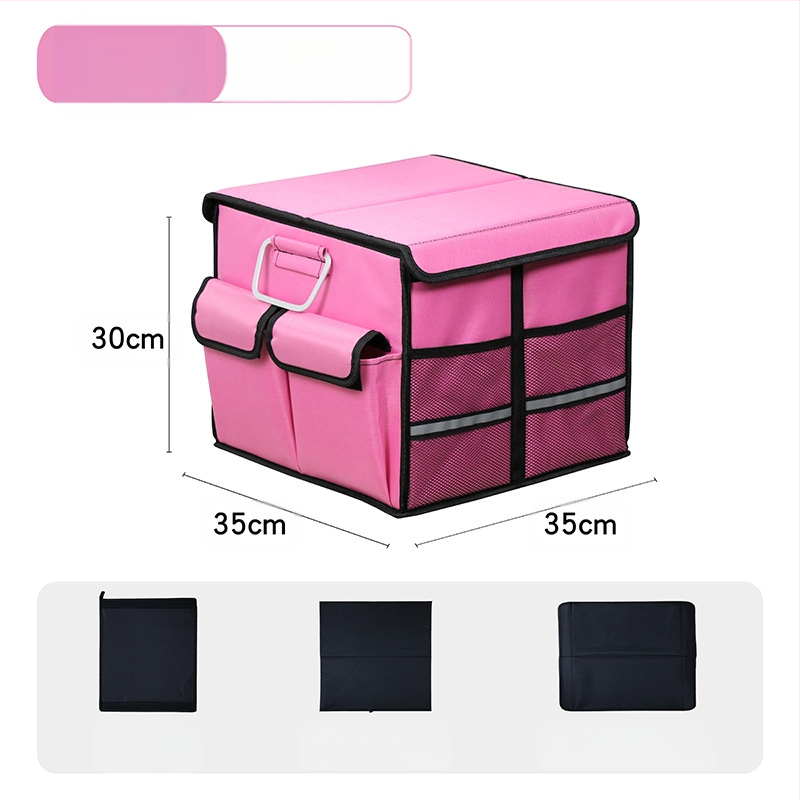 Kutija za prtljažnik automobila, sklopiva, od Oxford tkanine, kapacitet 36L/66L, plug-in montaža