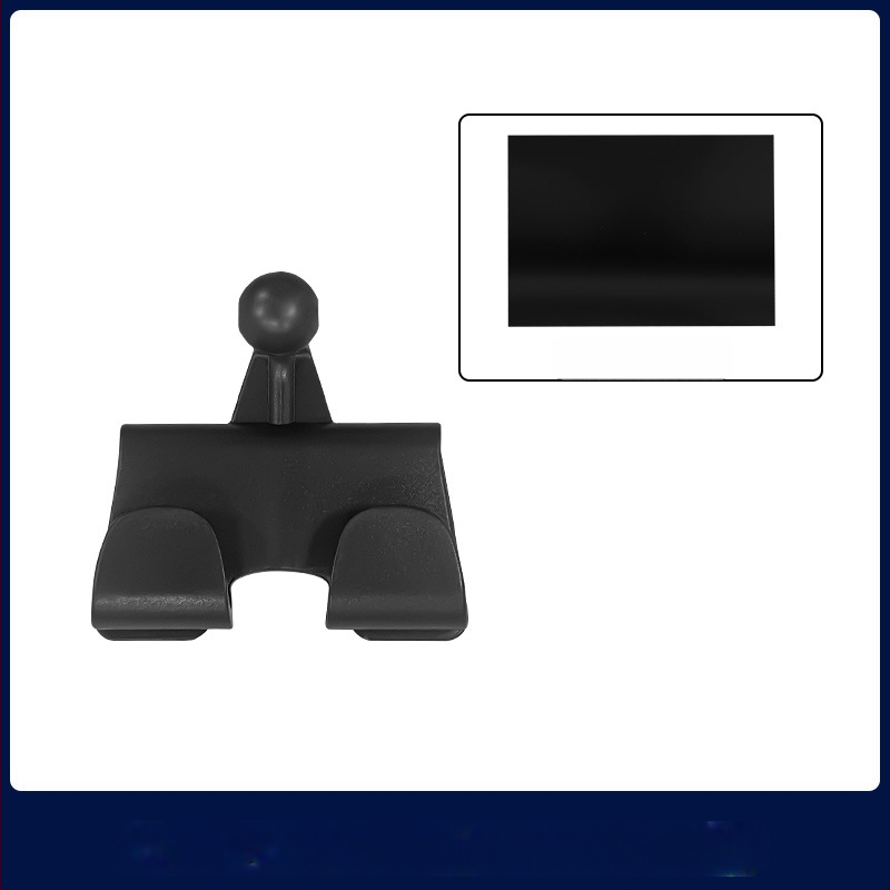 Закачалка за задната облегалка на Tesla Model Y и Model 3 със държач за телефон и таблет – монтаж със щипка, електрическо зажимане