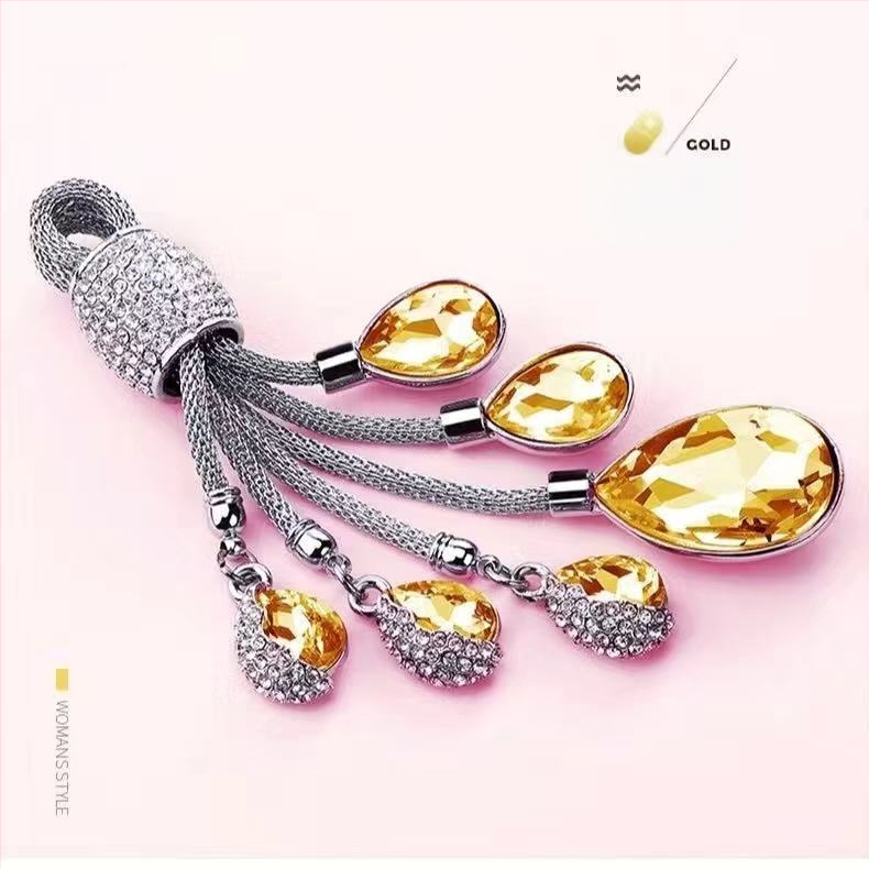 Автомобилен ключодържател с кристален диамант, модел A03, марка Ai Youqi