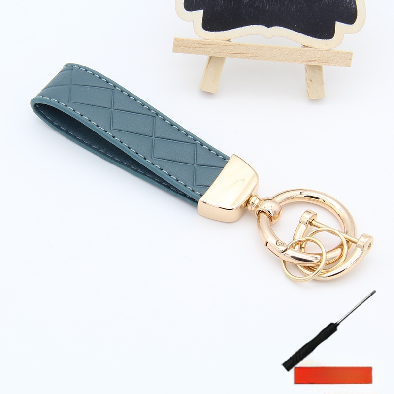 Ключодържател за автомобил, цинкова сплав, диамантено релефен модел, стил лайт лукс, съвместим с Mercedes-Benz, BMW, Audi, Volkswagen