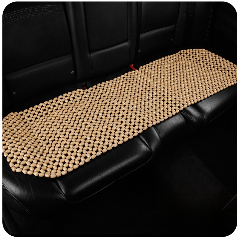 Automašīnas sēdvieta spilvens ar koka pērlēm — 3gab komplekts, pildījums no koka, zīmols 007