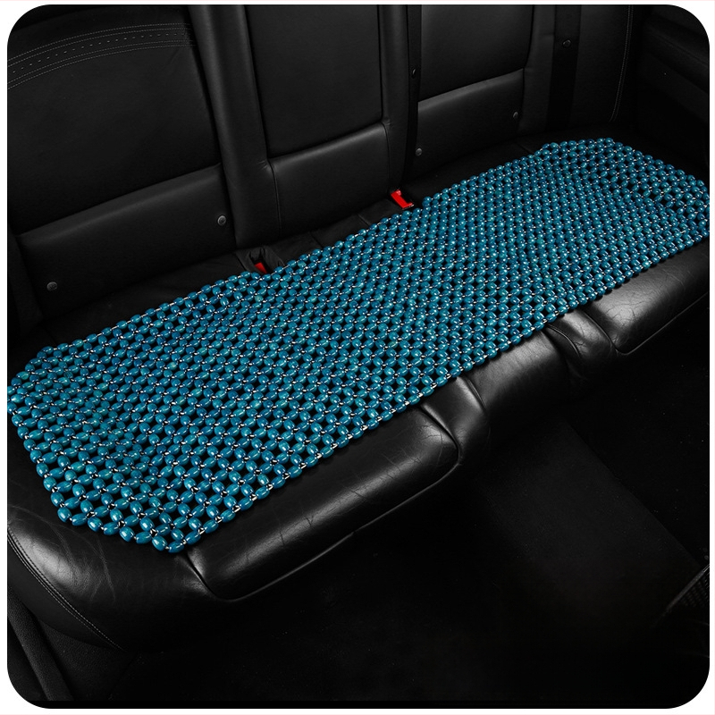 Automašīnas sēdvieta spilvens ar koka pērlēm — 3gab komplekts, pildījums no koka, zīmols 007