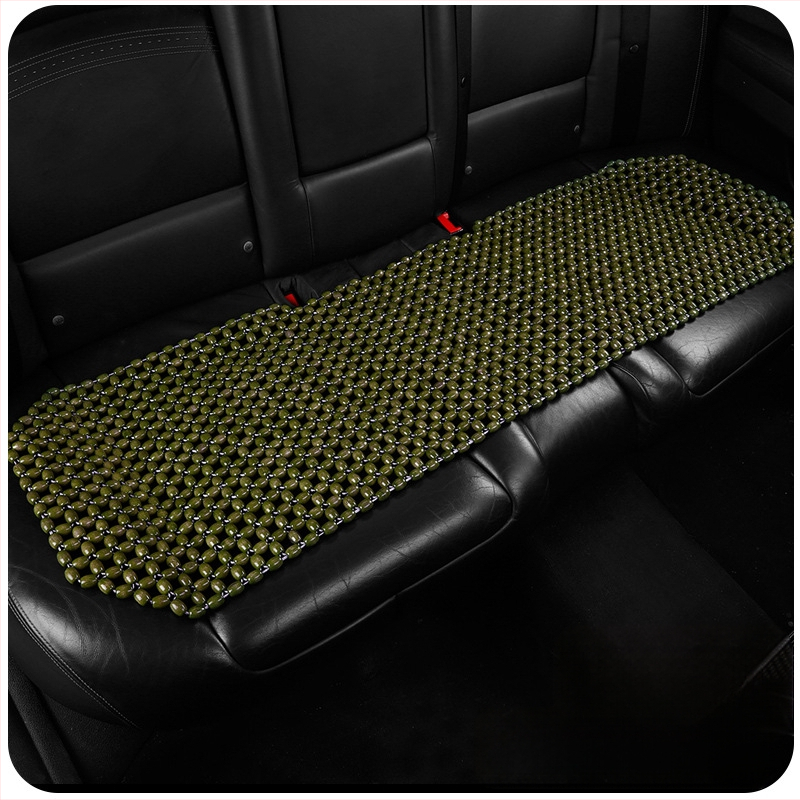 Automašīnas sēdvieta spilvens ar koka pērlēm — 3gab komplekts, pildījums no koka, zīmols 007