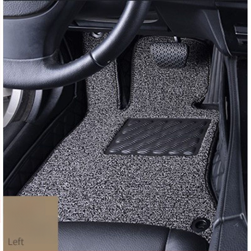 Ādas automašīnas grīdas paklājs vadītājam, ar drukātu logotipu, Peugeot 301