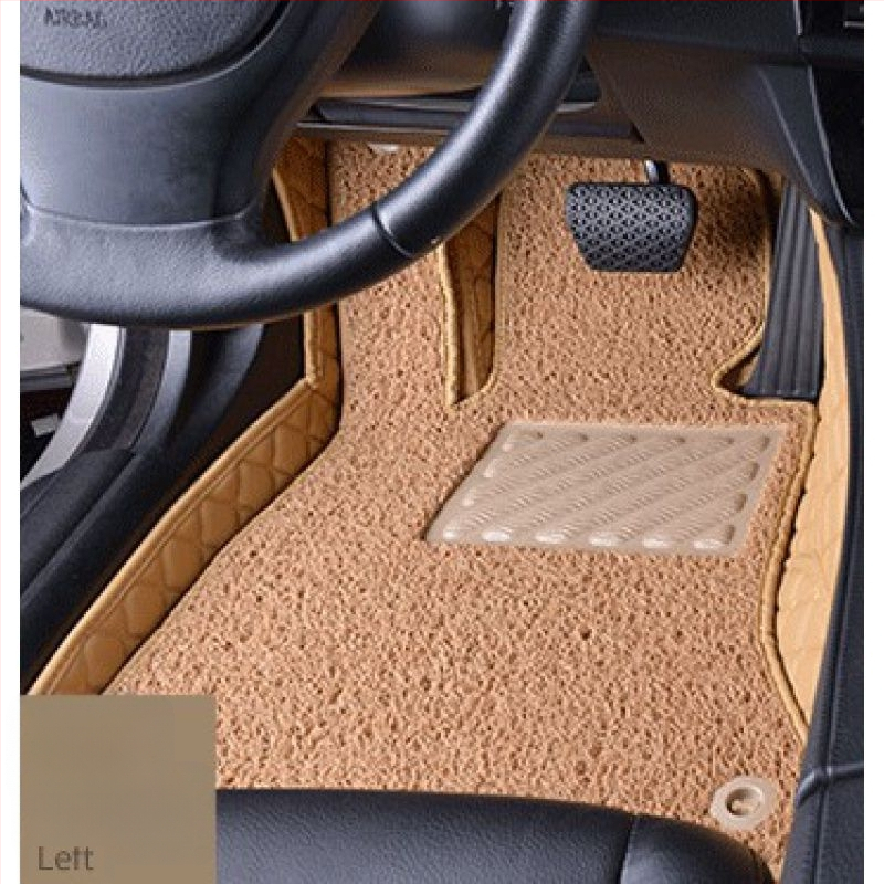 Ādas automašīnas grīdas paklājs vadītājam, ar drukātu logotipu, Peugeot 301