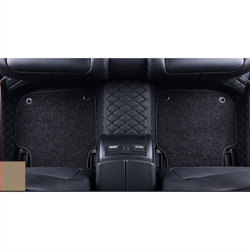 Ādas automašīnas grīdas paklājs vadītājam, ar drukātu logotipu, Peugeot 301