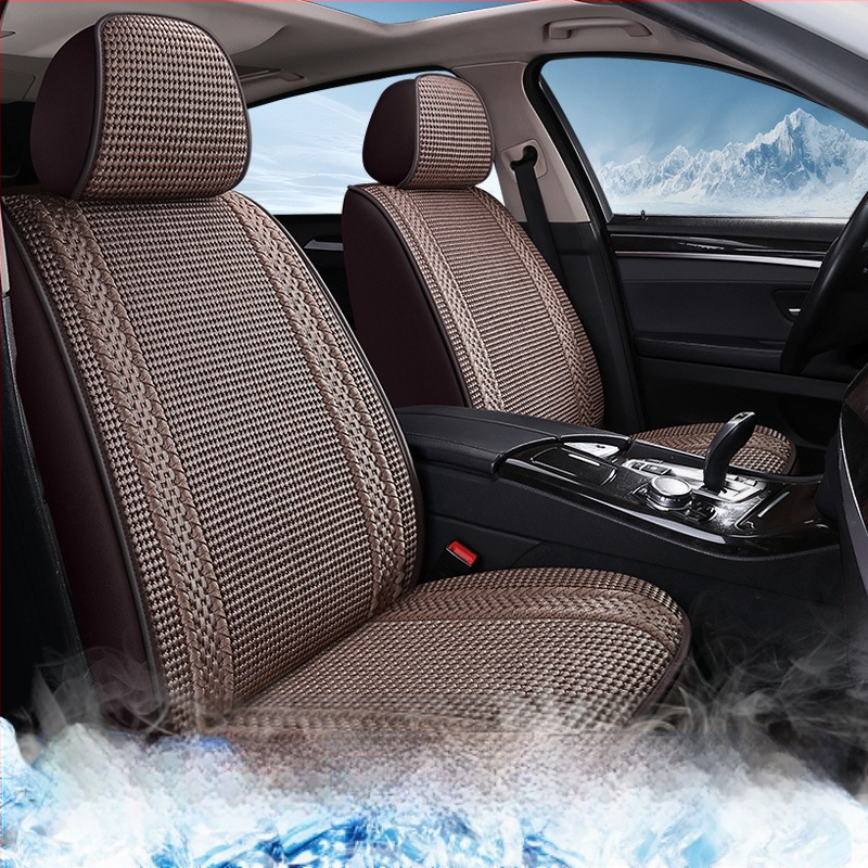 Autóülés párna Ice Silk felülettel, gyapot töltet, JS márka, négy évszakos használat, testreszabás elérhető