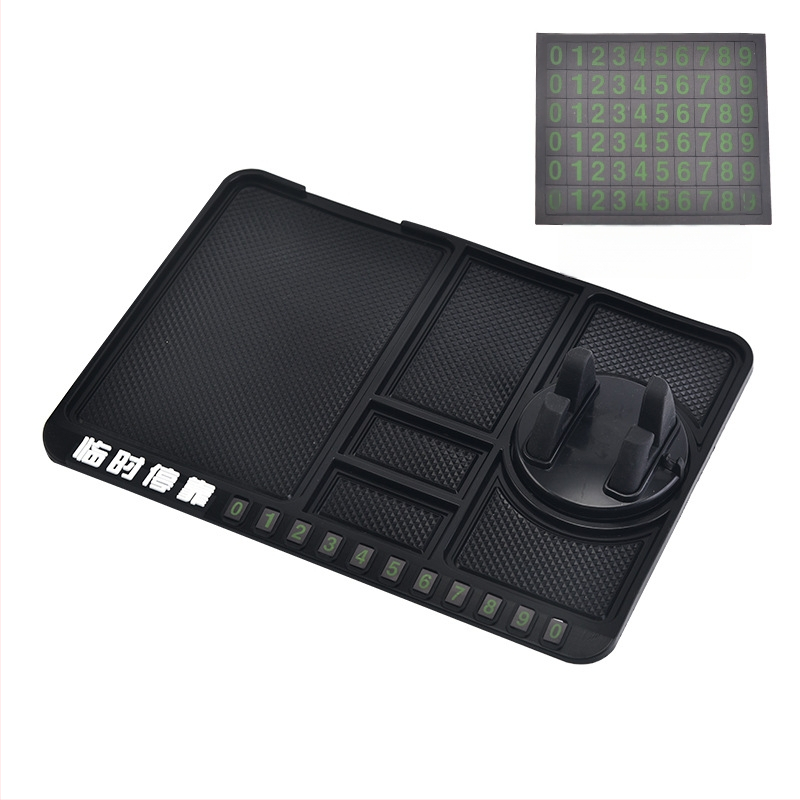 Autótelefon-tartó csúszásmentes alátéttel, univerzális műszerfal-tartó, gravitációs rögzítés navigációhoz