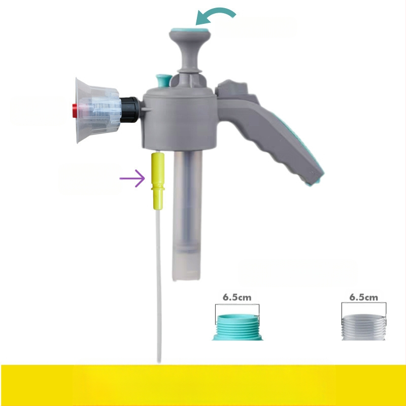 Set de duze pentru ceainic/udare cu braț universal, extensie telescopică, duză spumoasă, duză cu bule