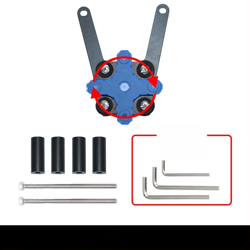 Κινητό τηλέφωνο για μοτοσικλέτα με μεσαία τοποθέτηση, περιστρεφόμενος, αντιολισθητικός και απορροφητικός κραδασμών — Μοντέλο 0425, για 450SR/S