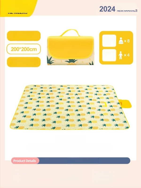 Πικνίκ στρώμα – υγρασία ανθεκτικό, παχύτερο, αδιάβροχο υπαίθριο κατασκηνωτικό στρώμα· ύφασμα Oxford με επίστρωση PVC; 1200 g; κατάλληλο για 6–16 άτομα