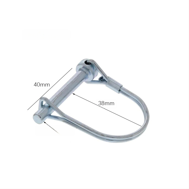 Priekabų/RV tvirtinimo komplektas: apvalūs ir kvadratiniai kaiščiai, saugos kaiščiai, užrakinimo kaiščiai, priekabų sagtelės; prekės ženklas CVP/YUJIA; apdorojimo ir pritaikymo galimybė; privatūs ženklai prieinami