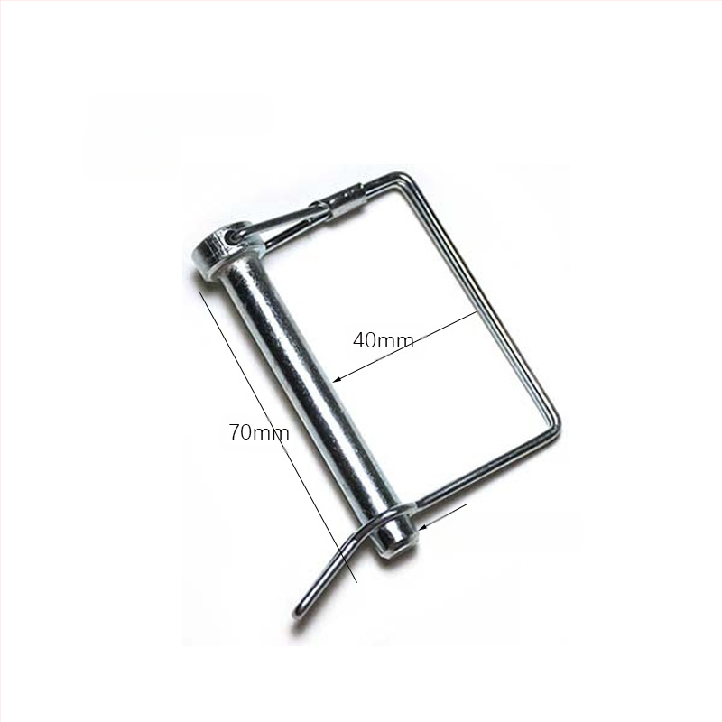 Priekabų/RV tvirtinimo komplektas: apvalūs ir kvadratiniai kaiščiai, saugos kaiščiai, užrakinimo kaiščiai, priekabų sagtelės; prekės ženklas CVP/YUJIA; apdorojimo ir pritaikymo galimybė; privatūs ženklai prieinami