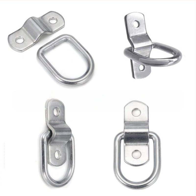 D-тип пръстенова ключалка за ремаркета, материал: желязо, марка Gu Fuyou, приложение: дърпателен пръстен и кука за въже