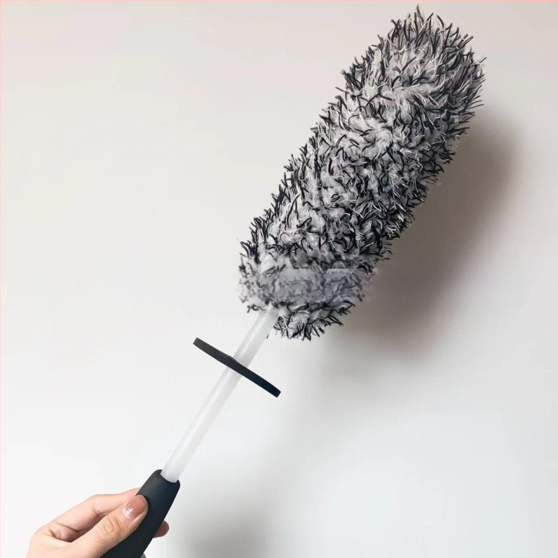 Automobilio ratų šepetėlis – mikropluošto šepetėlis valymui ratų ir padangų (Medžiaga: mikropluoštas; Prekės ženklas: Jinhang; Kilmė: Zhejiang; Personalizavimas: Taip)