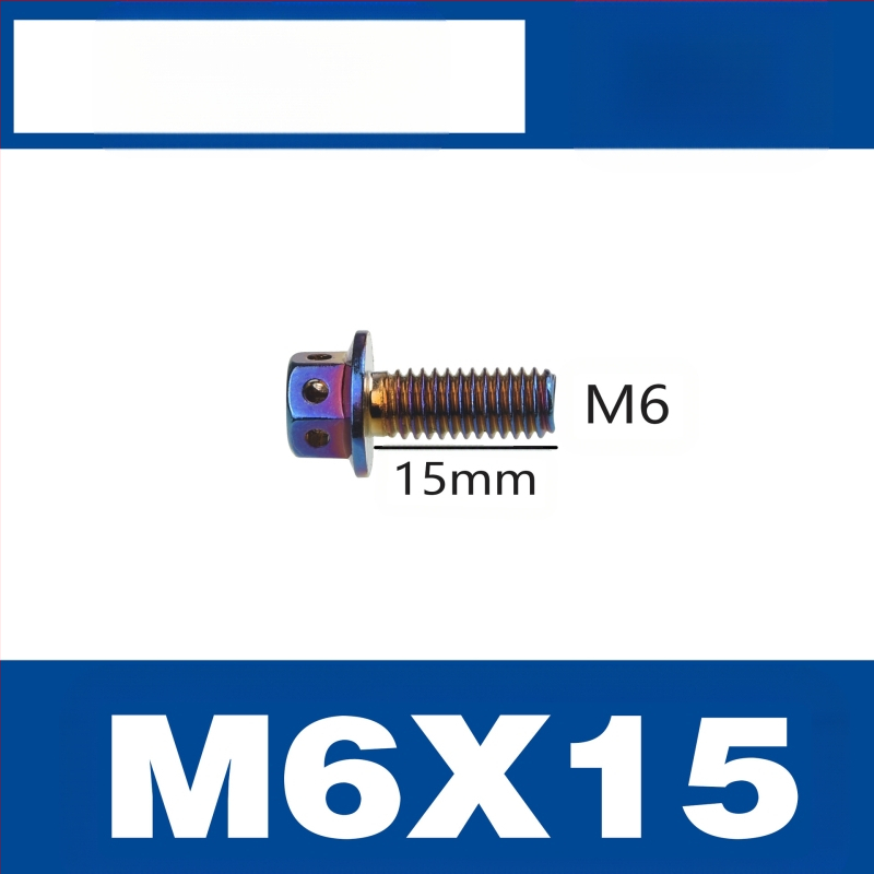 Βίδες τροποποίησης προσθίου φέρινγκ ηλεκτρικού μοτοποδήλατου — τιτάνιου βίδες, αντιολισθητικές ροδέλες, καθολική εφαρμογή, μοντέλο M217, μάρκα Cfan