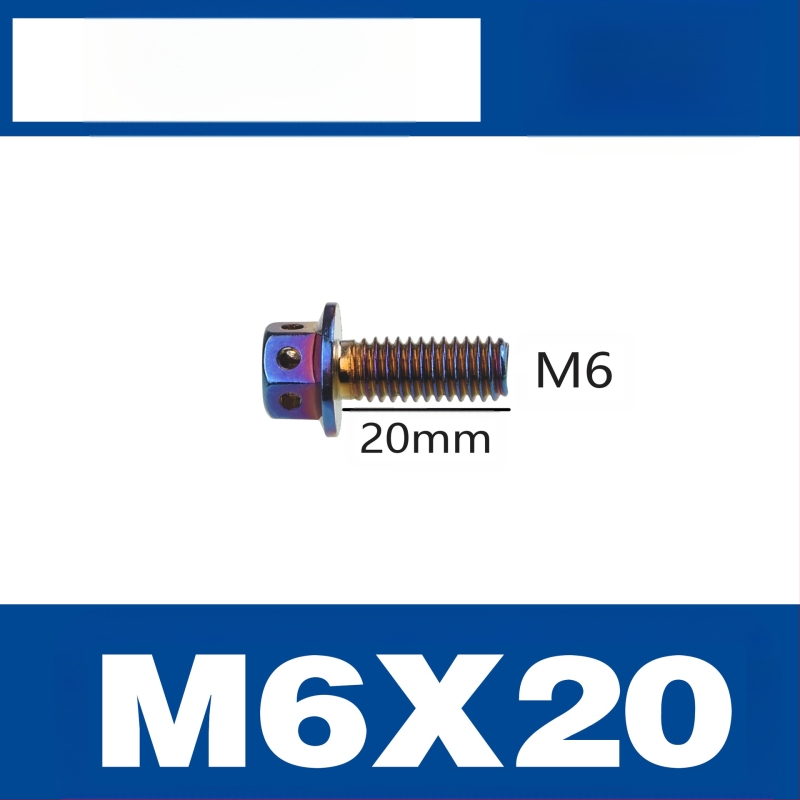 Βίδες τροποποίησης προσθίου φέρινγκ ηλεκτρικού μοτοποδήλατου — τιτάνιου βίδες, αντιολισθητικές ροδέλες, καθολική εφαρμογή, μοντέλο M217, μάρκα Cfan