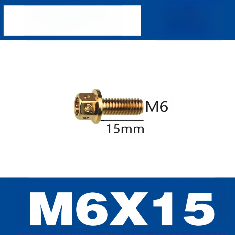 Βίδες τροποποίησης προσθίου φέρινγκ ηλεκτρικού μοτοποδήλατου — τιτάνιου βίδες, αντιολισθητικές ροδέλες, καθολική εφαρμογή, μοντέλο M217, μάρκα Cfan