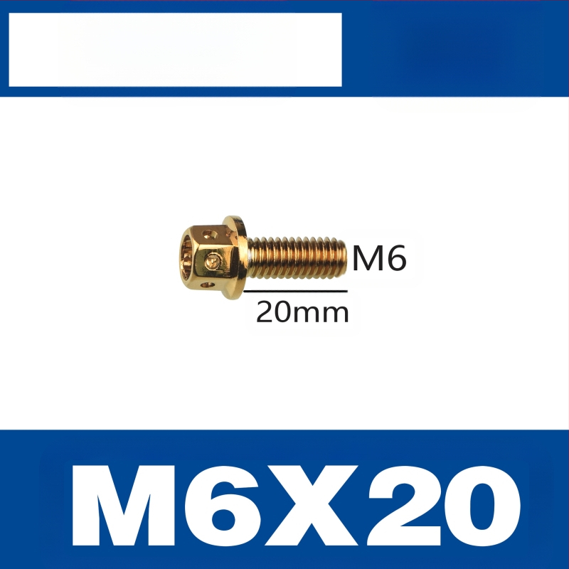 Βίδες τροποποίησης προσθίου φέρινγκ ηλεκτρικού μοτοποδήλατου — τιτάνιου βίδες, αντιολισθητικές ροδέλες, καθολική εφαρμογή, μοντέλο M217, μάρκα Cfan