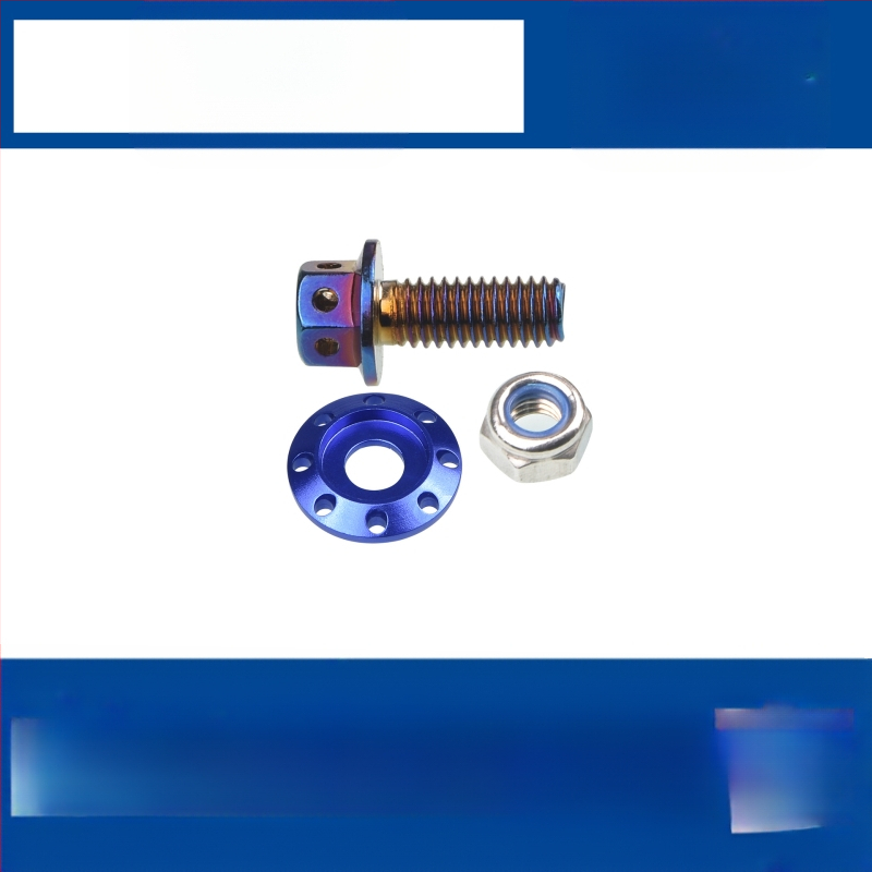 Βίδες τροποποίησης προσθίου φέρινγκ ηλεκτρικού μοτοποδήλατου — τιτάνιου βίδες, αντιολισθητικές ροδέλες, καθολική εφαρμογή, μοντέλο M217, μάρκα Cfan