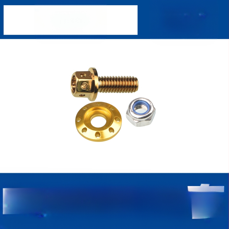 Βίδες τροποποίησης προσθίου φέρινγκ ηλεκτρικού μοτοποδήλατου — τιτάνιου βίδες, αντιολισθητικές ροδέλες, καθολική εφαρμογή, μοντέλο M217, μάρκα Cfan