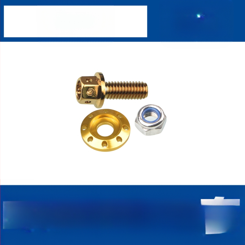 Βίδες τροποποίησης προσθίου φέρινγκ ηλεκτρικού μοτοποδήλατου — τιτάνιου βίδες, αντιολισθητικές ροδέλες, καθολική εφαρμογή, μοντέλο M217, μάρκα Cfan