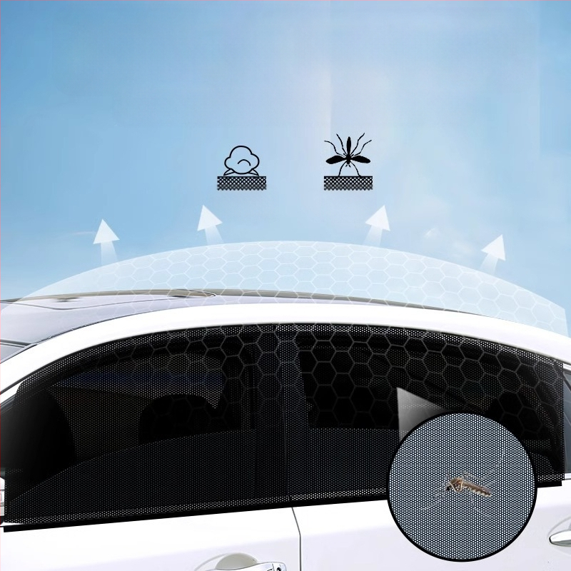 Automobilio lango uodų tinklas – medžiaga: tinklas; prekės ženklas: Baby Elephant; paskirtis: automobilio langams