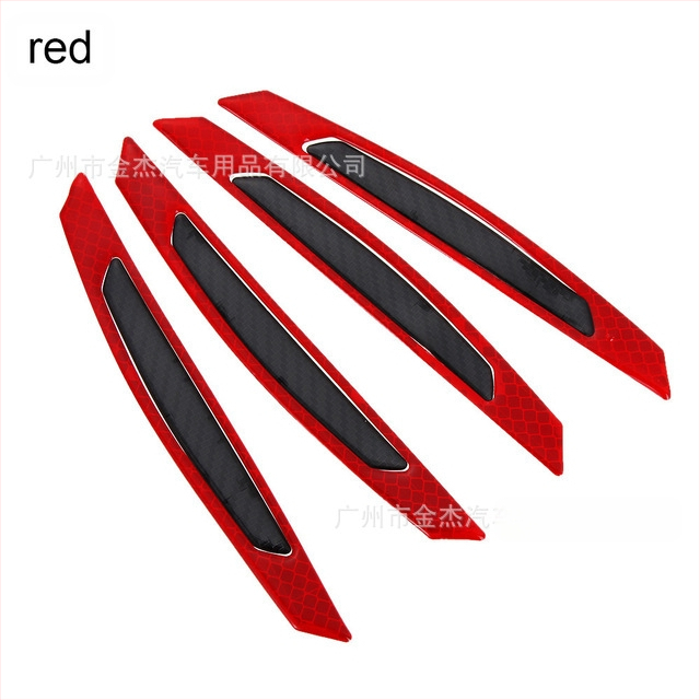 Λωρίδα αντισύγκρουσης αυτοκινήτου, εμφάνιση ανθρακονημάτων, PVC υλικό, μοντέλο 63332