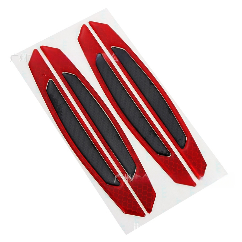 Λωρίδα αντισύγκρουσης αυτοκινήτου, εμφάνιση ανθρακονημάτων, PVC υλικό, μοντέλο 63332