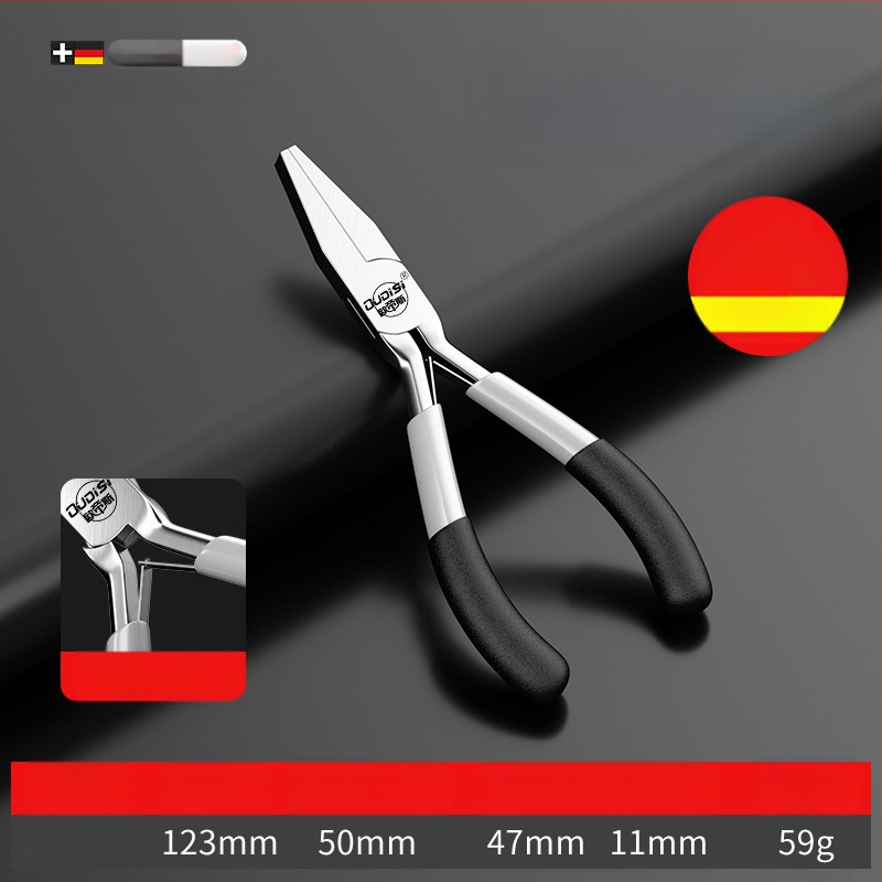 Μίνι πολύλειτουργικές πένσες με αιχμηρή μύτη, διαγώνιος κόφτης για απομάκρυνση μόνωσης αγωγών, χάλυβας υψηλής σκληρότητας, χειροκίνητος σφιγκτήρας