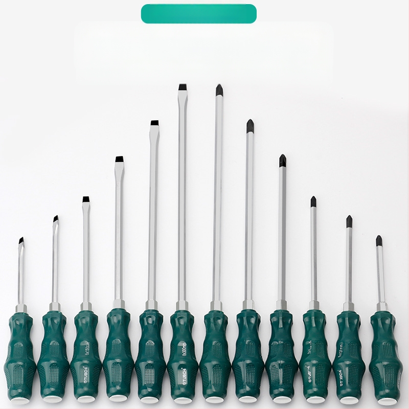 TOTCHI mágneses csavarhúzó, króm-vanádium acélból, nem szigetelt, kereszth fejű, Torx Plum Blossom típusú