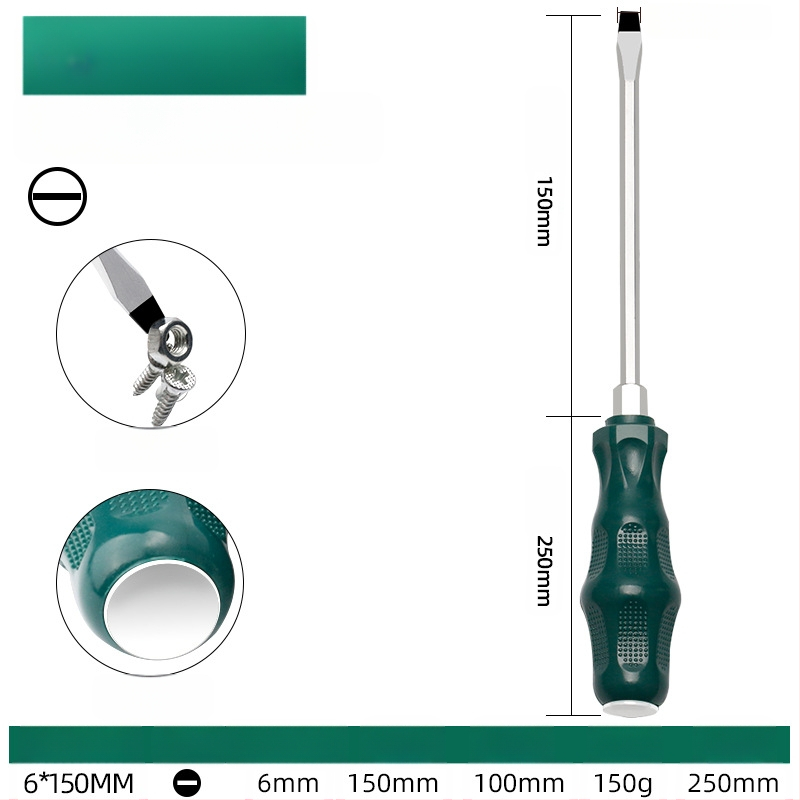 TOTCHI mágneses csavarhúzó, króm-vanádium acélból, nem szigetelt, kereszth fejű, Torx Plum Blossom típusú