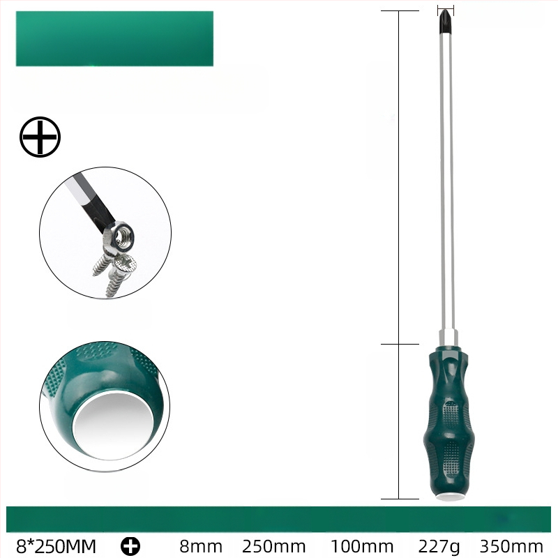 TOTCHI mágneses csavarhúzó, króm-vanádium acélból, nem szigetelt, kereszth fejű, Torx Plum Blossom típusú
