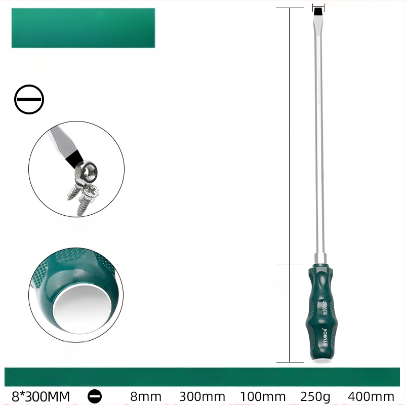 TOTCHI mágneses csavarhúzó, króm-vanádium acélból, nem szigetelt, kereszth fejű, Torx Plum Blossom típusú