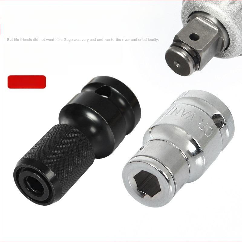 Electric ratchet wrench with square-to-hex socket adapter — Weiligu, chromium-vanadium steel