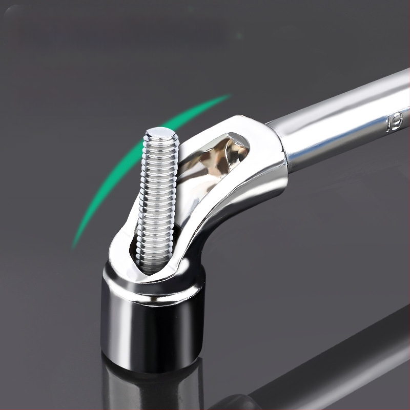 Κλειδί υποδοχής, προφίλ τύπου L, χάλυβας 45#, χρωμιωμένη επίστρωση, μετρικό πρότυπο, μοντέλο 8-22