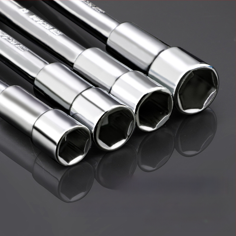 Κλειδί υποδοχής, προφίλ τύπου L, χάλυβας 45#, χρωμιωμένη επίστρωση, μετρικό πρότυπο, μοντέλο 8-22