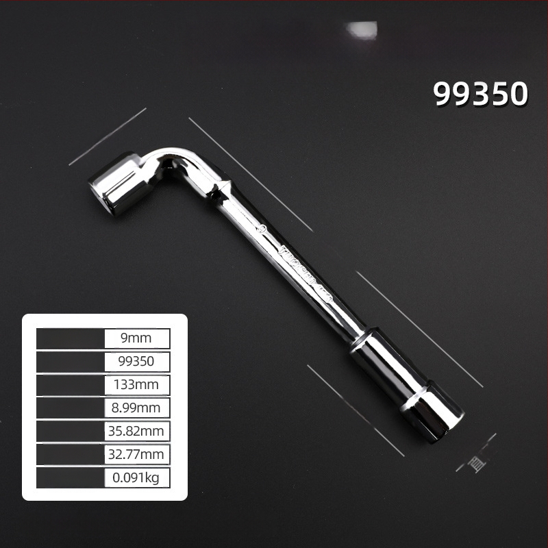 Κλειδί υποδοχής, προφίλ τύπου L, χάλυβας 45#, χρωμιωμένη επίστρωση, μετρικό πρότυπο, μοντέλο 8-22