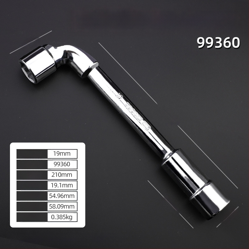 Κλειδί υποδοχής, προφίλ τύπου L, χάλυβας 45#, χρωμιωμένη επίστρωση, μετρικό πρότυπο, μοντέλο 8-22