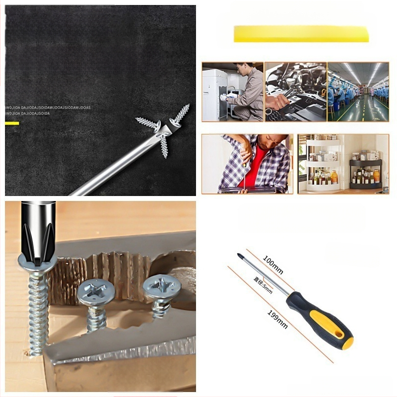 Powerful Merchant magnētiskais Philips skrūvgriežu komplekts - manuāls, pārnēsājams, ar paplašinātu darbības rādiusu