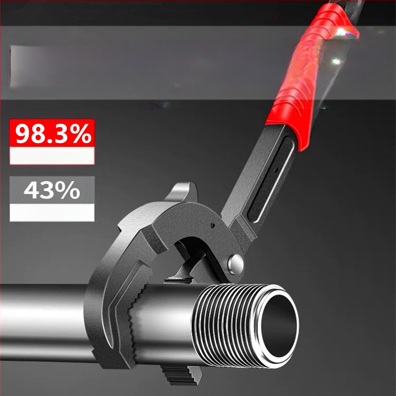 Podesivi ključ s višenamjenskim universalnim dizajnom, veliki otvor, brzo podešavanje